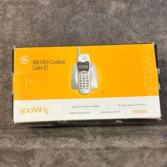 Cordless Caller ID Phone GE 26938 900 MHz Single Line Cordless Phone - Picture 1 of 3